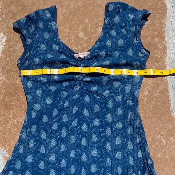 Paloma Dress, Short, Cap Sleeve,  Tula Indigo (Size XXS) - Picture 7 of 9